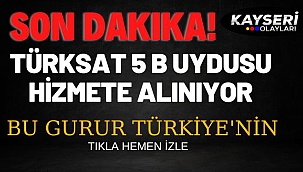 Bu Gurur Türkiye'nin! 5B Hizmete Alınıyor