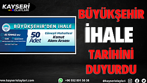 Büyükşehir'den ihale