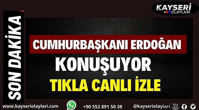 Canlı Yayın Cumhurbaşkanı Erdoğan İzmir'den Sesleniyor!