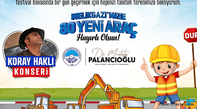 "ÇOCUKLAR OYUNCAKLARININ GERÇEĞİNİ MELİKGAZİ ARAÇ PARKURUNDA GÖRECEKLER"