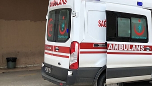 İşçi taşıyan fabrika servisinden korkutan kaza