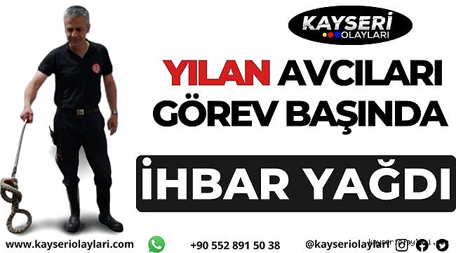 İtfaiyeye Yılan İhbarı Yağdı