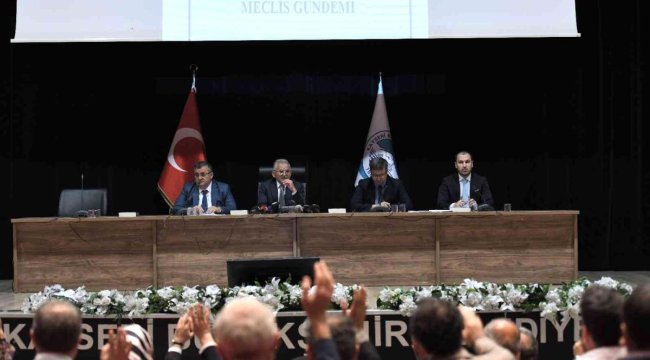 Kayseri Büyükşehir Belediyesi meclis toplantısı gerçekleştirildi