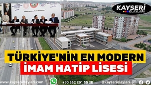 Kayseri Modeli Farkı! Türkiye'nin En Modern İmamhatip Lisesi Oldu