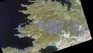 Marmaris'teki yangın, Göktürk-1 uydusundan böyle görüldü