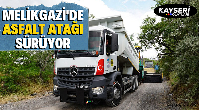Melikgazi'de Asfalt Atağı Sürüyor