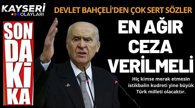 MHP Genel Başkan Devlet Bahçeli partisinin grup toplantısında gündeme ilişkin önemli değerlendirmelerde bulunuyor.