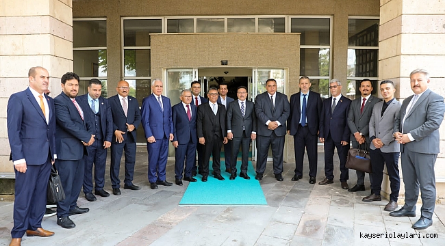 Mısrata Heyeti Vali Gökmen Çiçek'i ziyaret etti