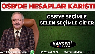 Osb'de Hesaplar Karıştı Osb'ye Seçimle Gelen Seçimle Gider
