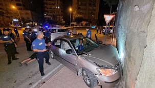 Polisten kaçarken kaza yapınca yakalandı