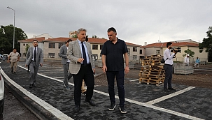 ŞEHRİN MERKEZİNDE HUMMALI ÇALIŞMA DEVAM EDİYOR