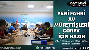 Yeni Fahri Av Müfettişleri Görev İçin Hazır