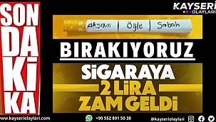 Bırakma Zamanı Geldi 2 TL Zam