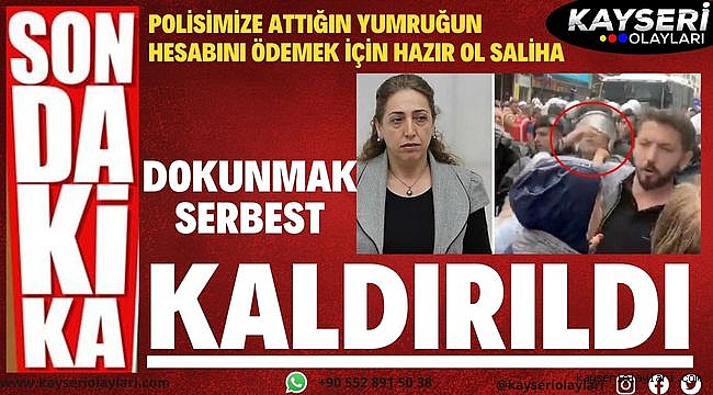 Günün En Güzel Haberi! Polise yumruk atan DBP'li Salihe Aydeniz'in DokunulmazlığI Kaldırıldı