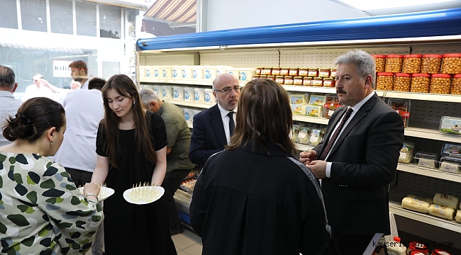 İlmi ortamda üretilen ürünlerin satıldığı mağaza açıldı