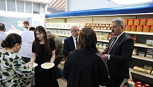 İlmi ortamda üretilen ürünlerin satıldığı mağaza açıldı