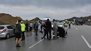 Kastamonu'da 6 araç birbirine girdi: Yaralılar var