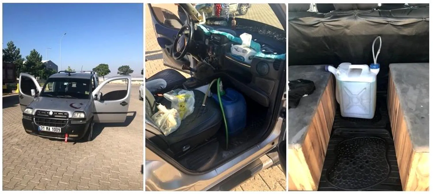 Mazot hırsızına suçüstü