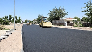 PALANCIOĞLU ERENKÖY'DEKİ ASFALT ÇALIŞMALARINI İNCELEDİ