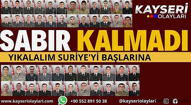 Türkiye şehitlerine ağlıyor! Artık Yeter! PKK'ya Büyük Operasyon An Meselesi