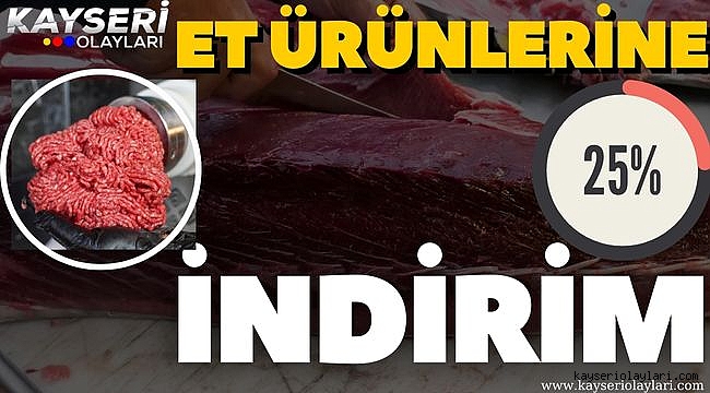 Bakan Kirişci, Et ve Süt Kurumu'nda kuzu eti fiyatlarının yüzde 25 indirimli satılacağını duyurdu.
