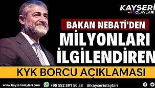 Bakan Nebati Kyk Borçları Hakkında Açıklamada Bulundu