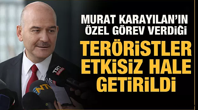 Bakan Soylu Duyurdu: Murat Karayılan'ın özel görev verdiği 2 terörist etkisiz hale getirildi