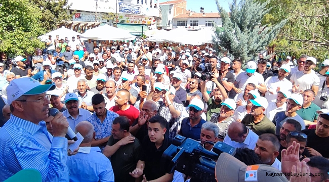 BAŞKAN AKAY'A BOĞAZLIYAN'DA SEVGİ SELİ