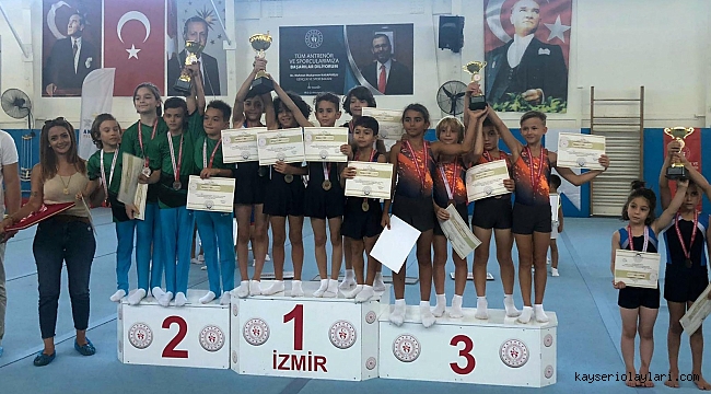 Cimnastik Kayseri takımı Türkiye Şampiyonu oldu