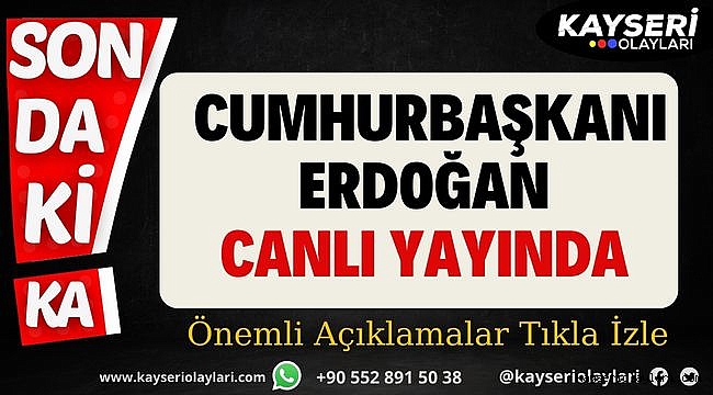 Erdoğan Canlı Yayında Önemli Açıklamalarda Bulunuyor
