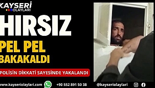 Hırsız Pel Pel Bakakaldı! Polisin Dikkati Sayesinde Yakalandı