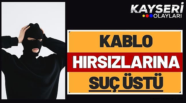 Kablo Fareleri Suç Üstü Yakalandı