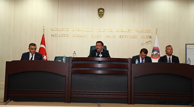 Kayseri'de 545 proje için 21 milyar 715 milyon lira harcanacak