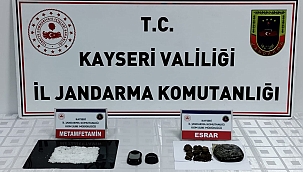 Kayseri Jandarmasından, narkotik köpek timi ile operasyon: 2 gözaltı