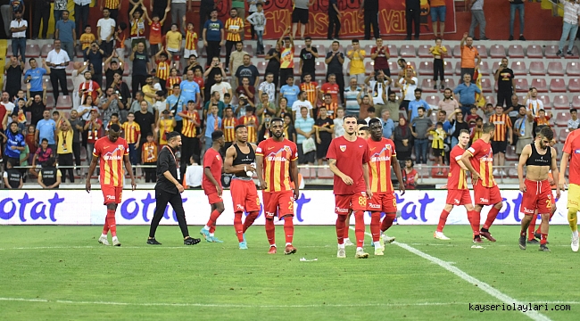 Kayserispor iç sahada 2'de 2 yaptı