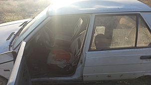 Kaza yapan muhtar, ölümden döndü 