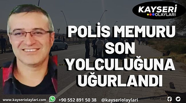 Kendi silahıyla intihar eden polis memuru son yolculuğuna uğurlandı