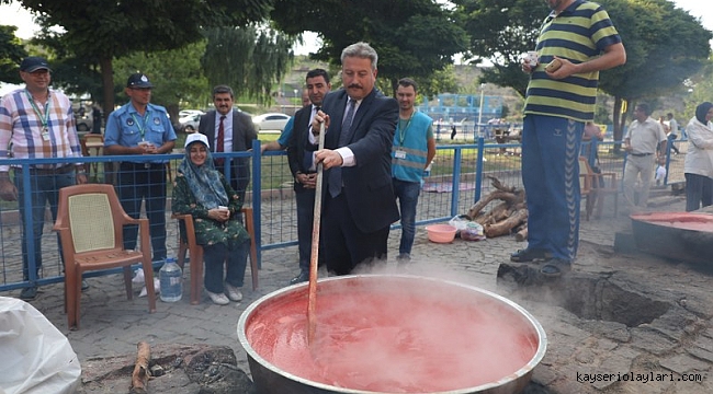 MELİKGAZİ'DE "SALÇA GÜNLERİ" BAŞLIYOR