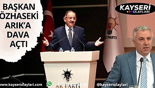 Özhaseki, Arık'a dava açtı