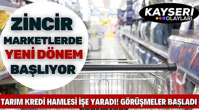 Tarım Kredi Hamlesi İşe yaradı! Zincir Marketlerde Yeni Dönem Başlıyor