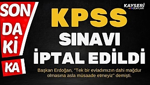 "Tek bir evladımızın dahi mağdur olmasına asla müsaade etmeyiz" demişti İptal Edildi