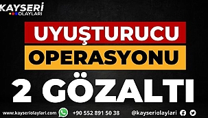 Uyuşturucu madde operasyonunda 2 gözaltı