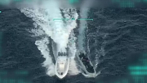 Yunanistan'ın göçmenleri Türk kara sularına ittiği anlar görüntülendi