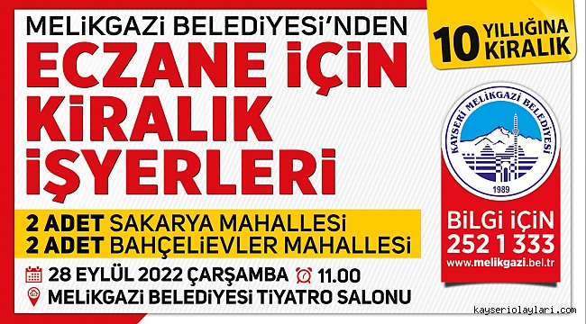 4 eczane yeri 10 yıllığına kiraya verilecek