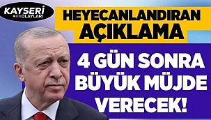 Bakan Kurum Duyurdu! 4 gün sonra tüm Türkiye'ye Cumhurbaşkanımız büyük bir müjde verecek