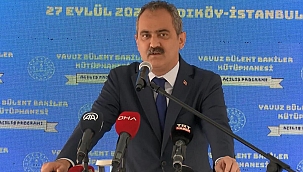 Bakan Özer: Tüm okullarda artık kütüphane var