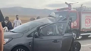 Eskişehir'de feci kaza: Kamyon otomobile arkadan çarptı, öl ve yaralılar var!