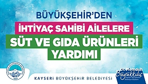 İhtiyaç sahibi ailelere süt ve gıda yardımı talep başvuruları başladı