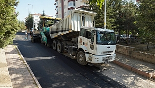 İLDEM BÖLGESİNDE ASFALT ÇALIŞMALARI DEVAM EDİYOR