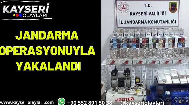Kayseri' de Jandarma operasyonuyla yakalandı